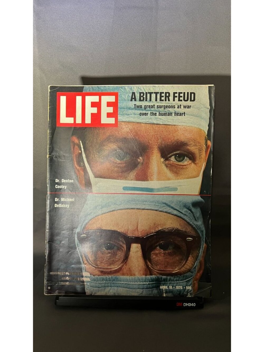 Life Magazine April 10 1970 Dr. Cooley & Dr. DeBakey Feud